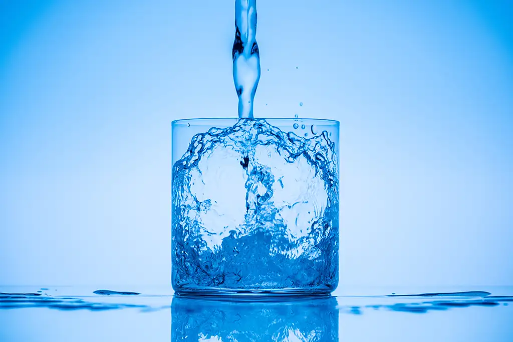 Glass of water