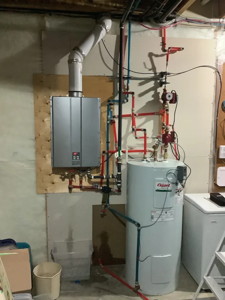 Precision Plumbing boiler installation