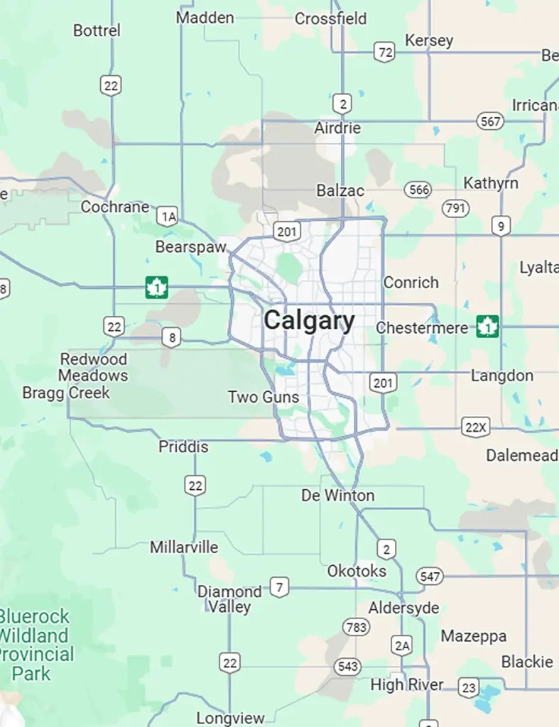 Calgary Map