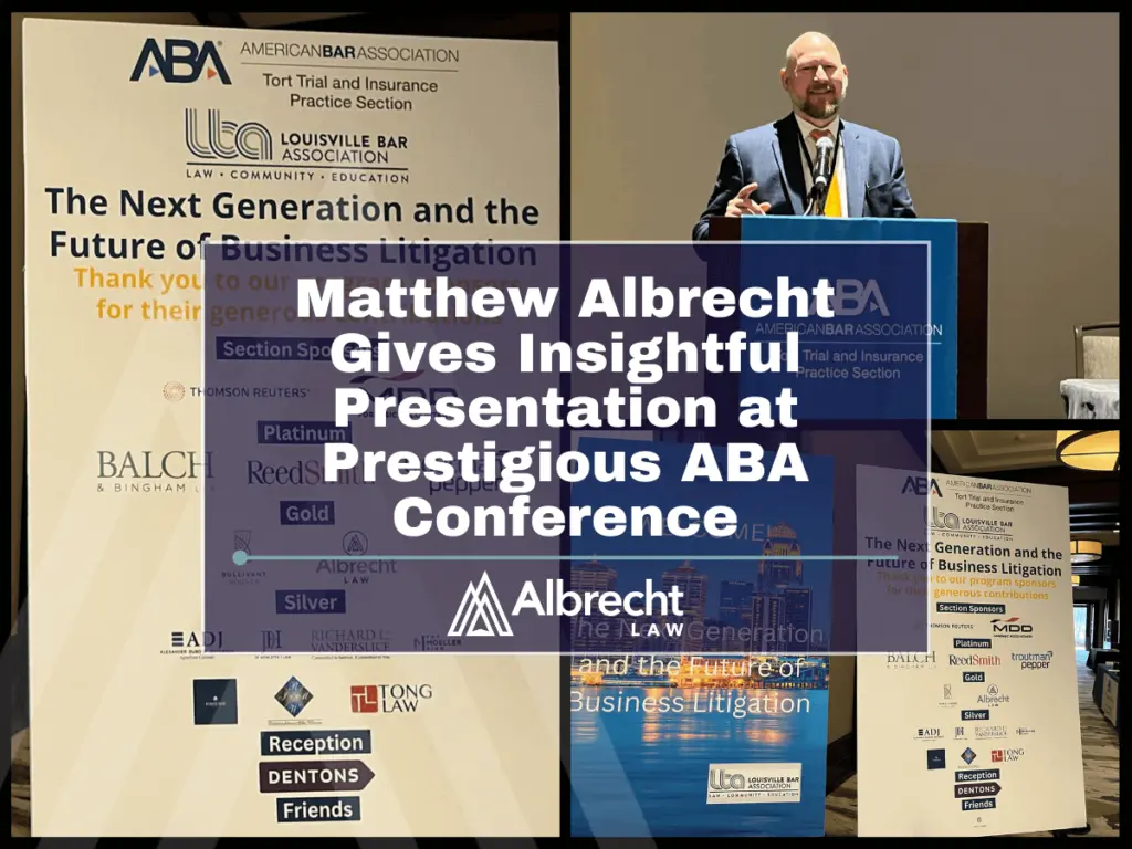 Matthew Albrecht Shares Insights at Prestigious ABA Conference | Spokane Valley | Call (509) 495-1246
