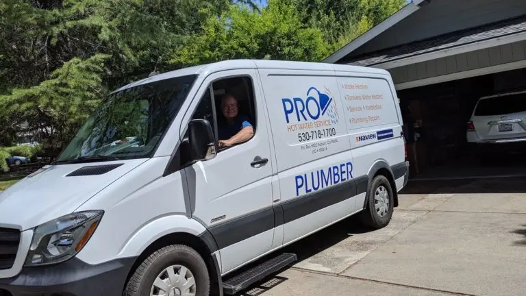 mark owner of pro hot water service in van