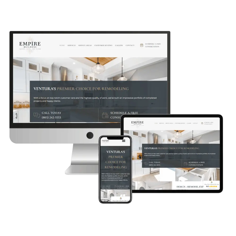 contractor website example