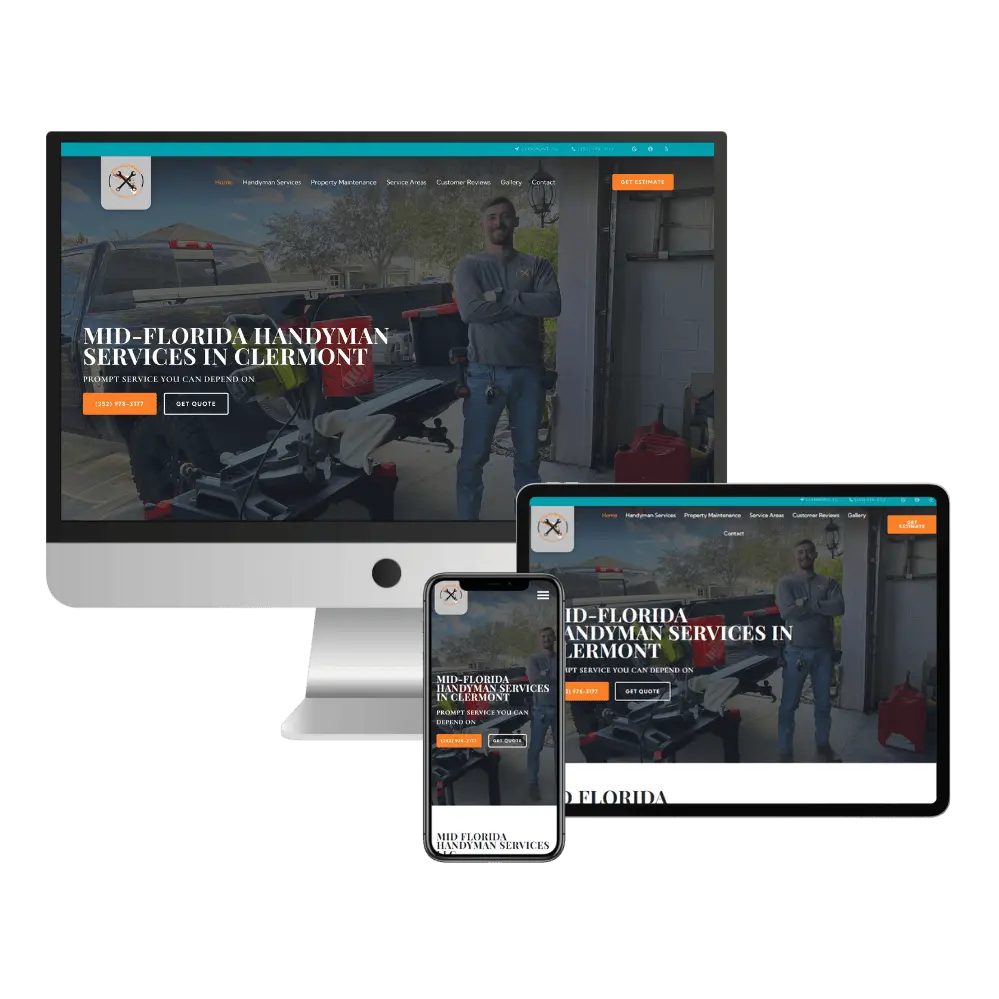 mid fl handyman website example