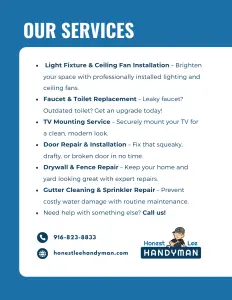 handyman postcard example