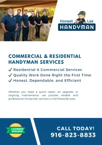 handyman flyer design template