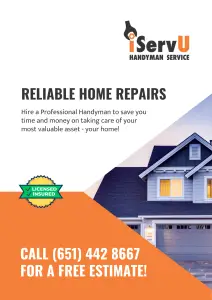 handyman flyer design template