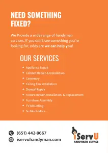 handyman flyer design example