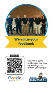 handyman review card template