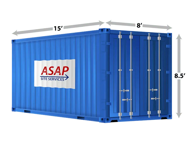 ASAP Site Services 15' Portable Storage