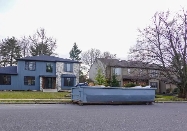 home remodeling roll off dumpster