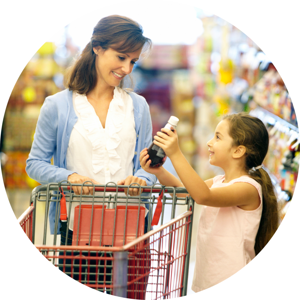 General information about how gThankYou certificates work at a grocery store.