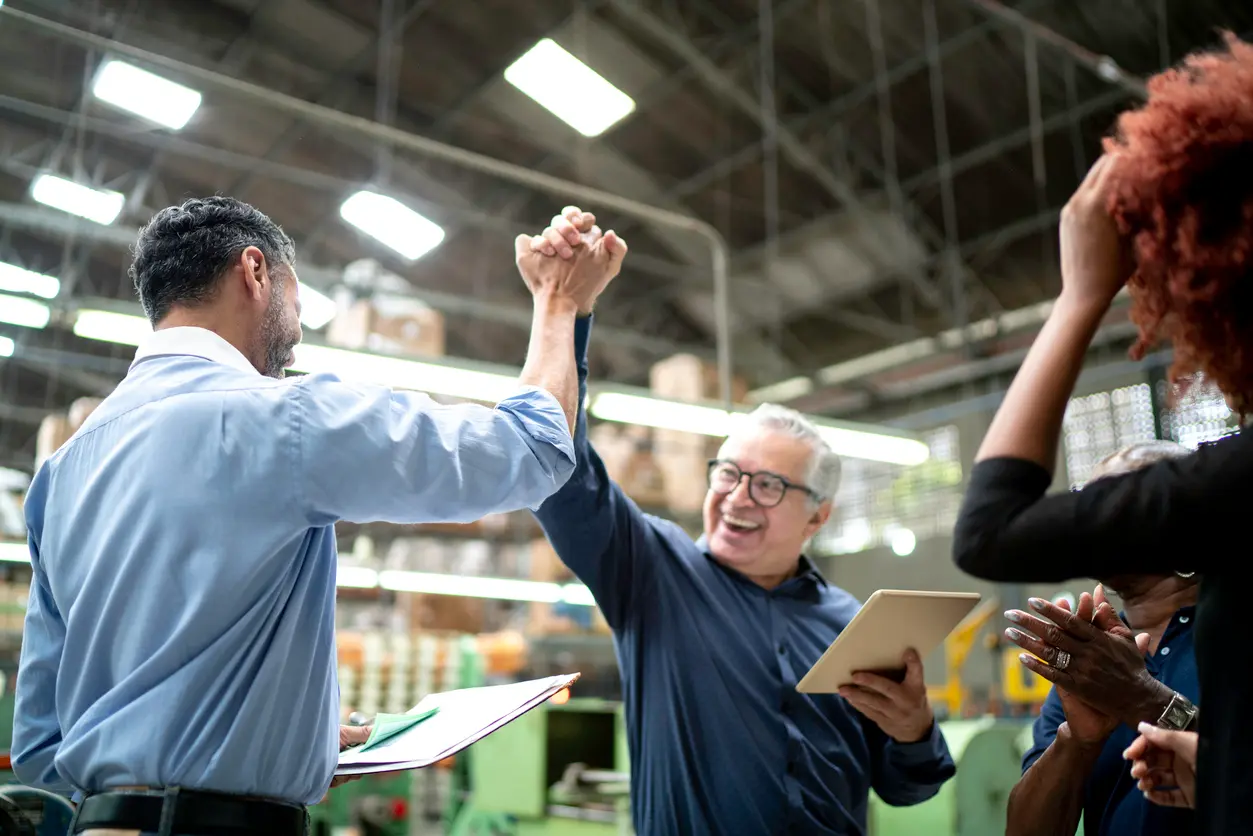 An employee being appreciated with gThankYou