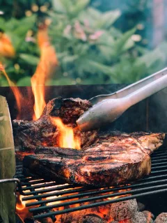 Help people pay for BBQs by giving grocery store gift certificates