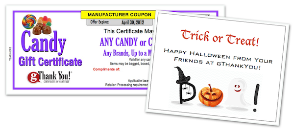 Best Halloween Team Building idea - Candy and a sincere note of thanks!