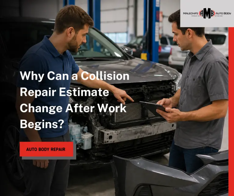 Why Can a Collision Repair Estimate Change After Work Begins