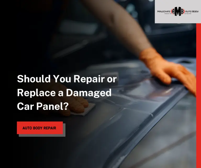 Should You Repair or Replace a Damaged Car Panel