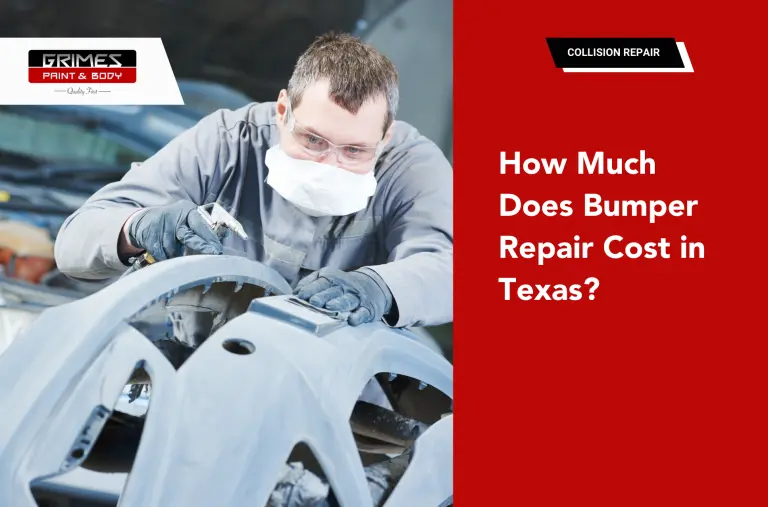 How Much Does Bumper Repair Cost in Texas