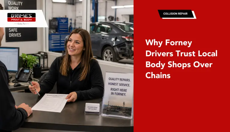 Why Forney Drivers Trust Local Body Shops Over Chains