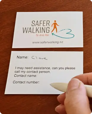 Simple identification card image