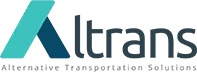 Altrans Transportation Management Association logo with tagline