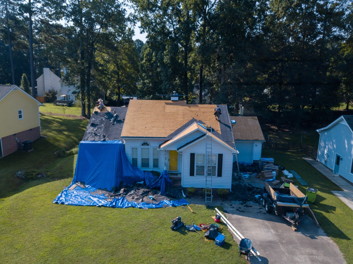 residential home roof replacement