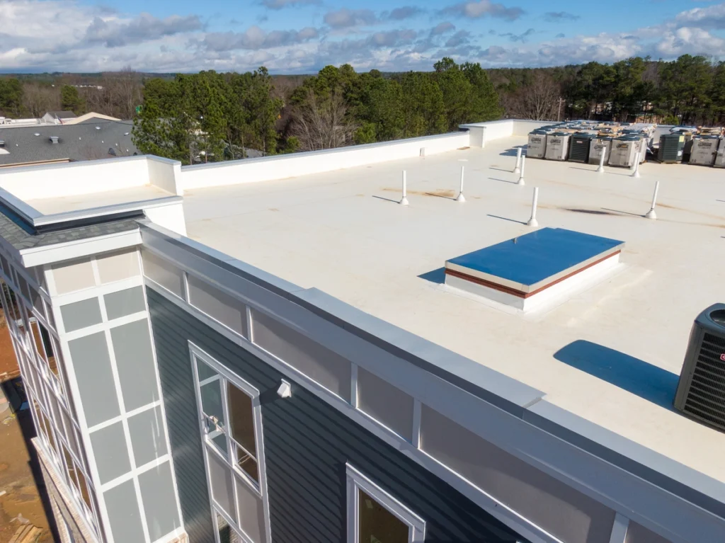flat roof repair for a business