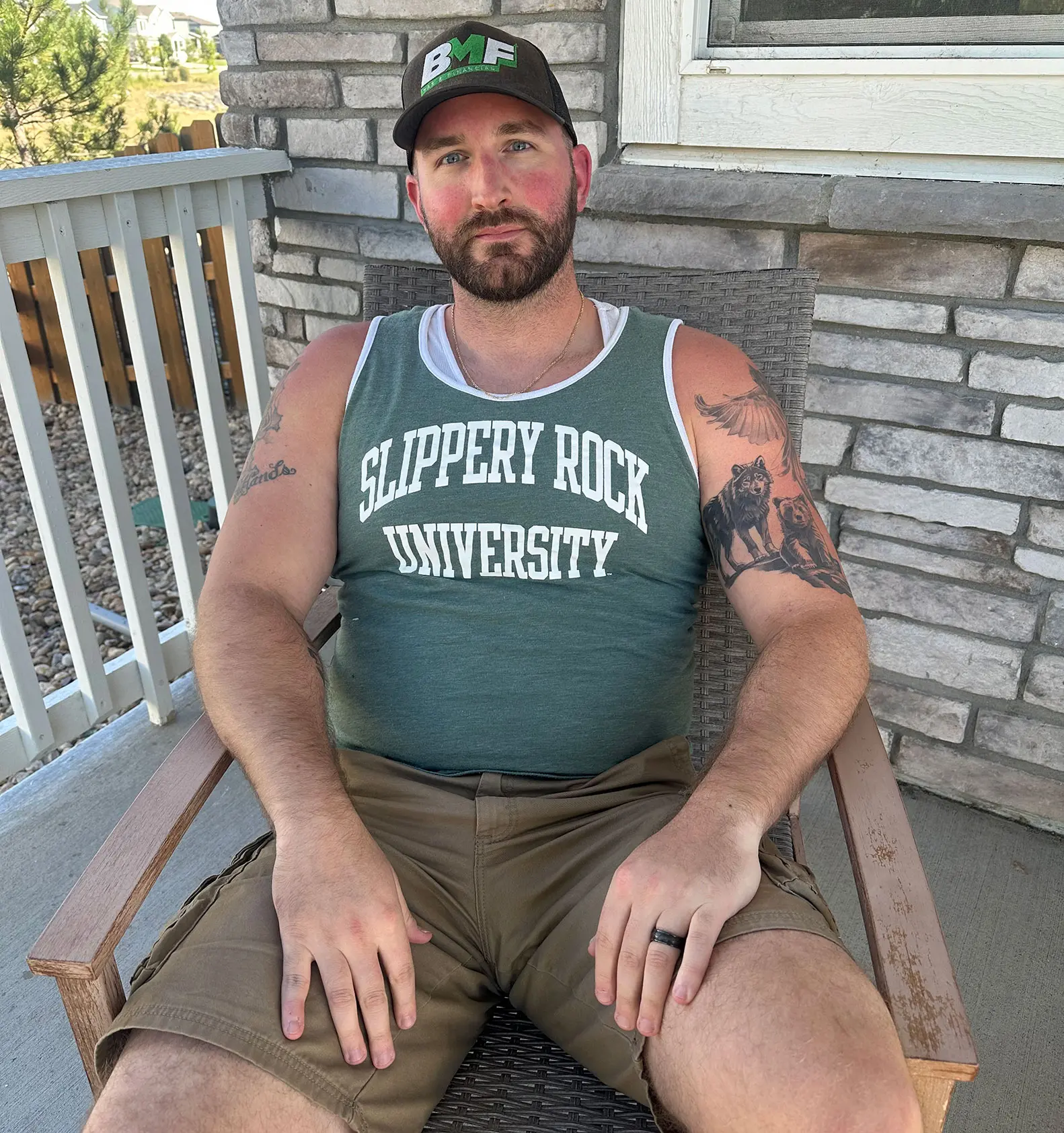 Brandon Fischer outside of work