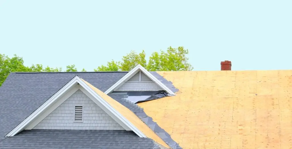 new roof different roof parts