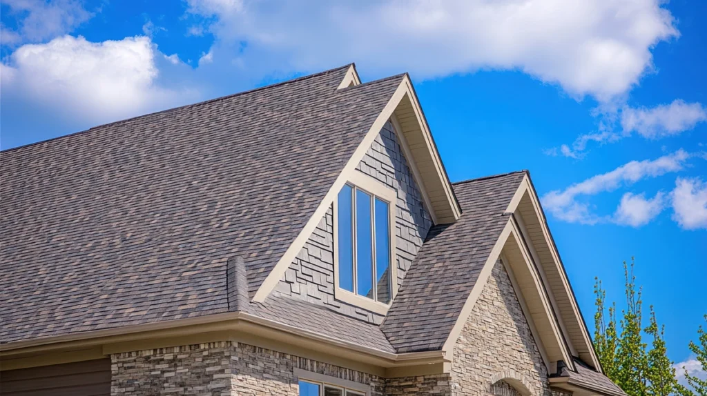 stone house roof eaves