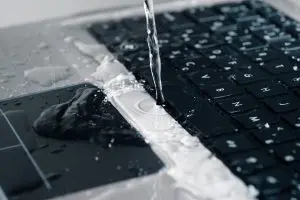 Water damaged electronics after flooding in Vancouver WA home
