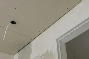 Water stain on ceiling indicating water damage in Vancouver WA home