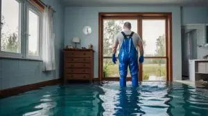 Water damaged flooring requiring professional restoration in Vancouver WA home