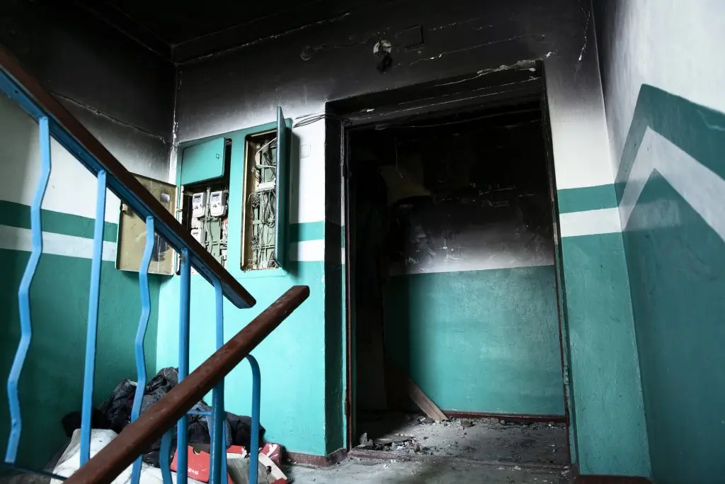 Severe fire damage to a property requiring professional fire damage restoration in Vancouver WA