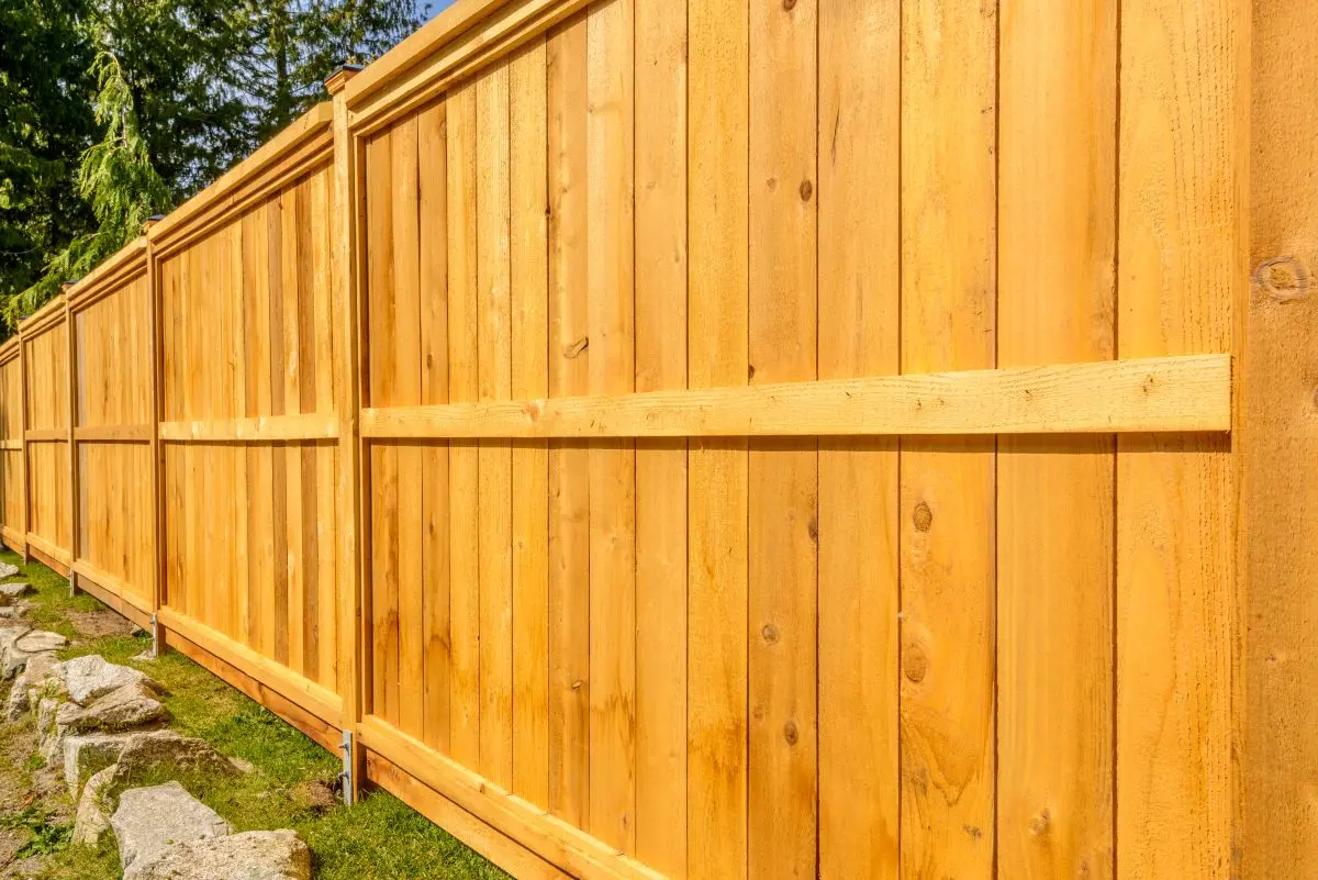 wooden fence