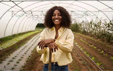 woman farming