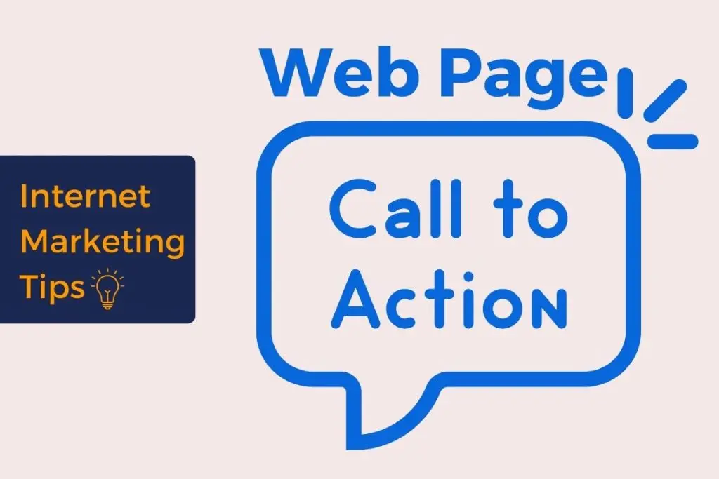 Web Page Call To Action - Agent Branding & Marketing internet marketing tips - web page call to action