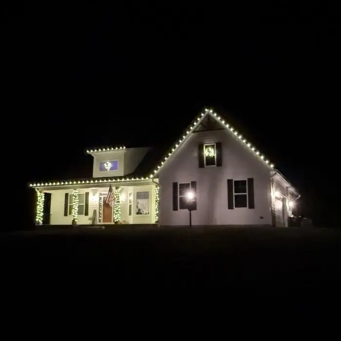 Christmas Light Installation results in Rixeyville VA