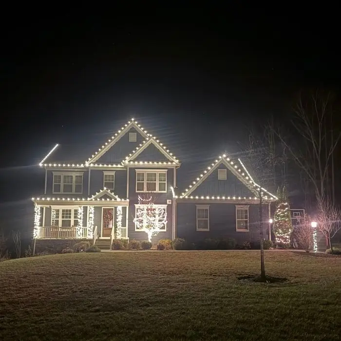 Christmas Light Installation project in Gordonsville VA