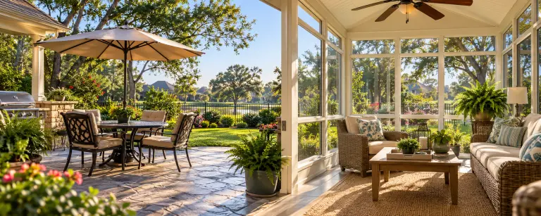 Sunroom or Traditional Patio: Which Space Will You Use More Throughout the Year?