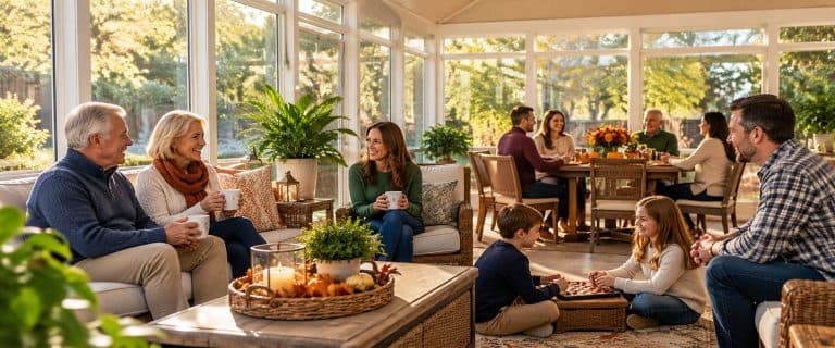 Planning a Sunroom for Holiday Gatherings and Family Visits
