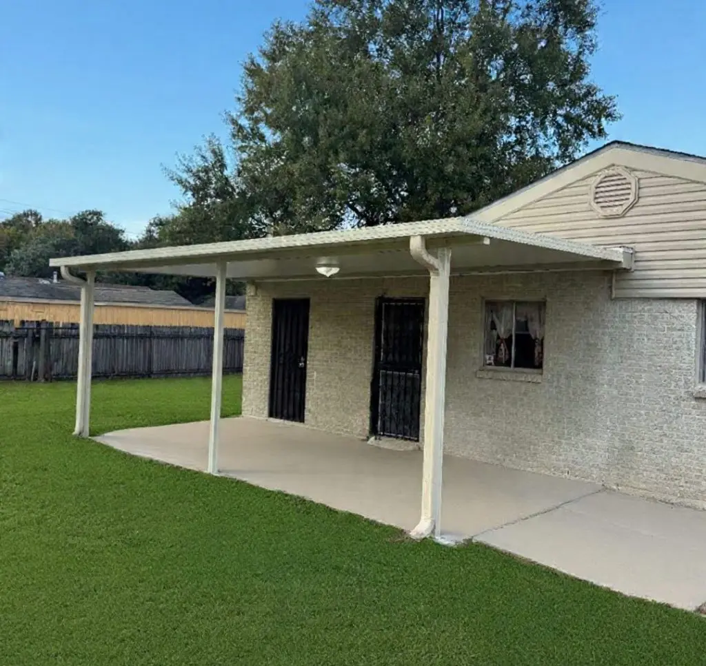 Capital Improvement carport installation in New Orleans, LA, enhancing outdoor living spaces.