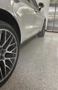Garage concrete coatings