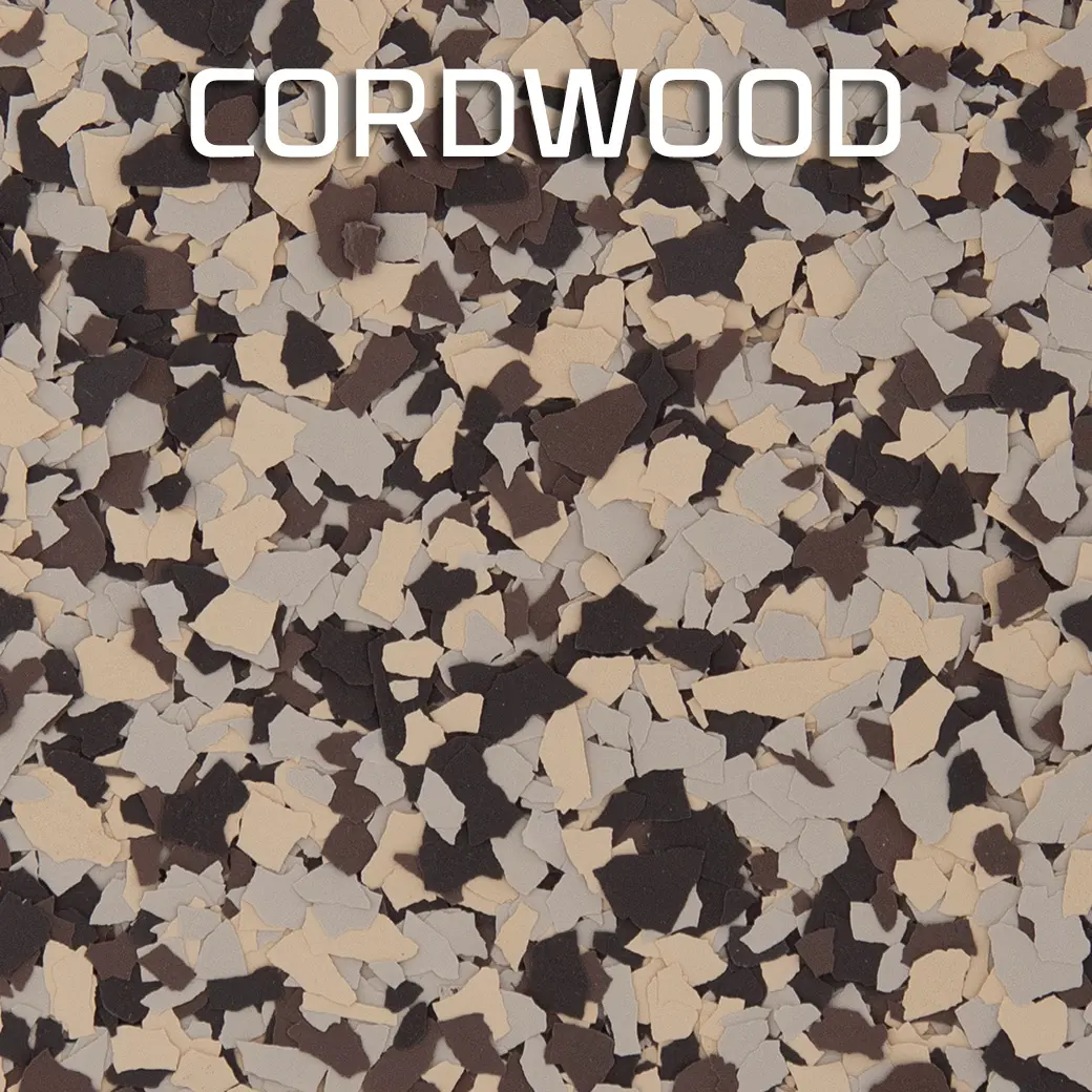 Cordwood concrete coatings