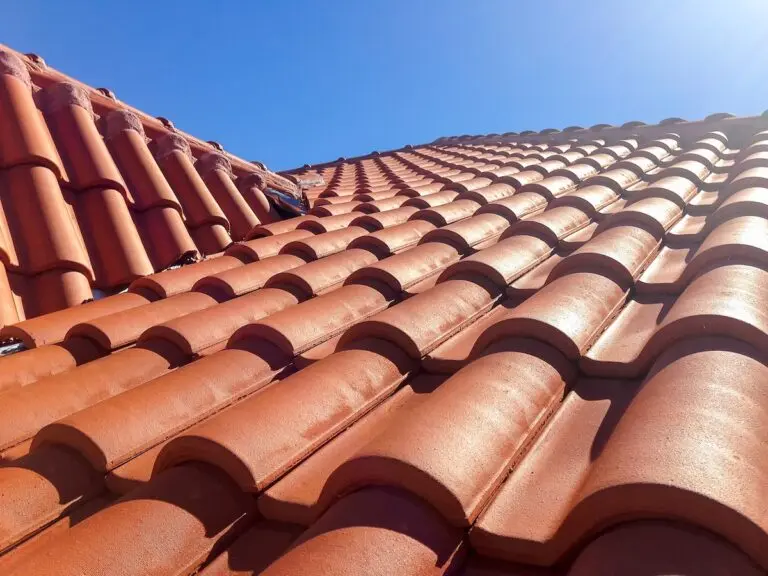 tile roofs in sun
