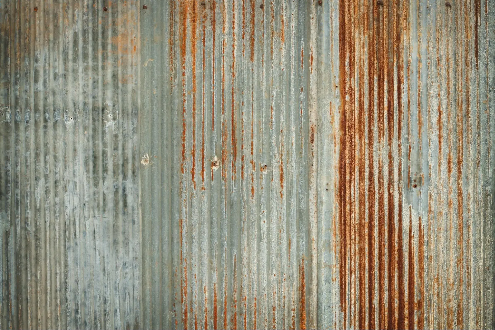 a rusty corrugated metal roofing sheet