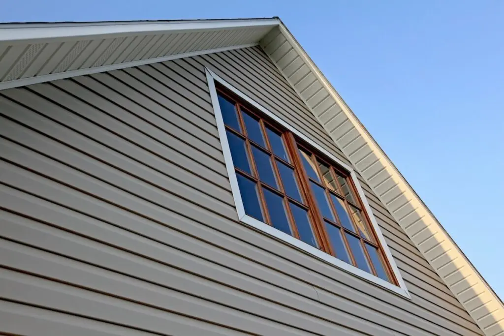 gray residential house roof eaves
