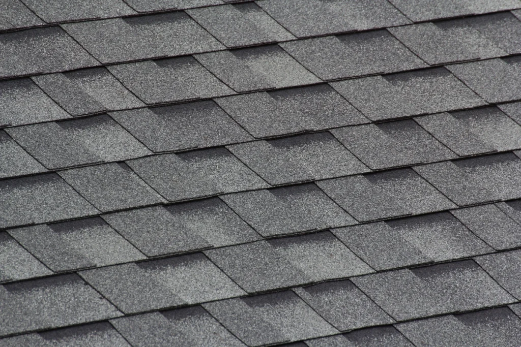 up close image of architectural shingles