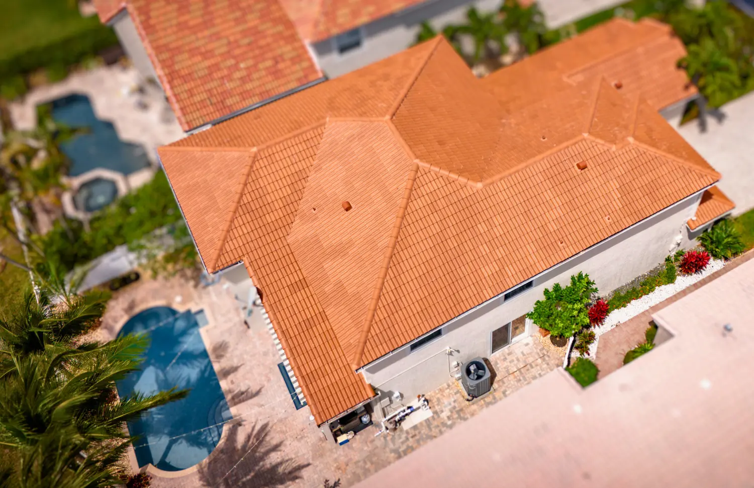 Distinctive Roofing - Westlake estate Canyon clay Orange roof