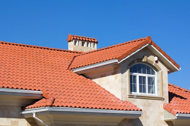 orange tile roof leak