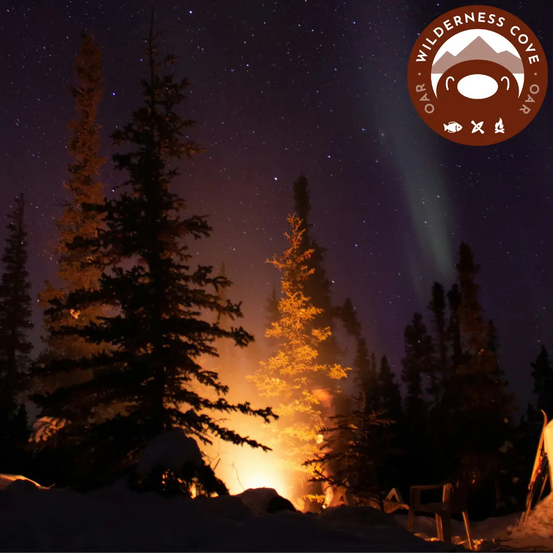 winter camping at Wilderness Cove Campground